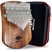 MOOZICA 21 Keys Solid Koa Kalimba- placa de madera maciza profesional- Kalimba Thumb Piano Marimba con instrucciones de…